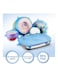 Generic 6-Piece Silicone Stretch Fresh Food Cover Blue 4.4x11.4centimeter