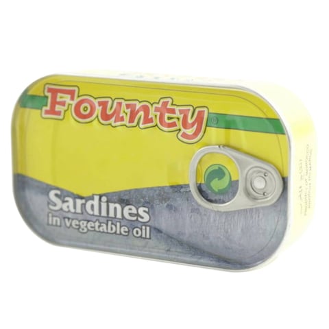 Founty Sardines In Vegetable Oil 125g