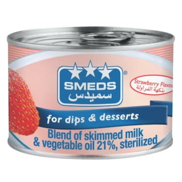 SMEDS Cream Strawberry Dips &amp; Desserts 170GR
