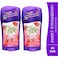 Lady Speed Stick Teen Spirit Anti-Perspirant Deodorant Sweet Strawberry Purple 65g Pack of 2