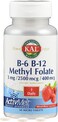 Kal B-6 B-12 Methyl Folate, Mixed Berry, 3Mg/ 2500/400 MCG, 60 Micro Tablets
