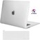 Ntech Macbook Pro 16 Inch Case 2020 2019 Release A2141 With Touch Bar Touch Id, Ultra Slim Protective Plastic Hard Shell Case &amp; Keyboard Cover Skin, White