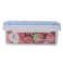 Double Lock Square Food Storage Box 1110ml