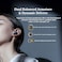 Haylou W1 True Wireless Earbuds Qualcomm 3040 Chip 20h Battery Life Dynamic Driver aptX Adaptive Codec IPX4 Water-Resistant Touch Control Bluetooth 5.2 - Blue