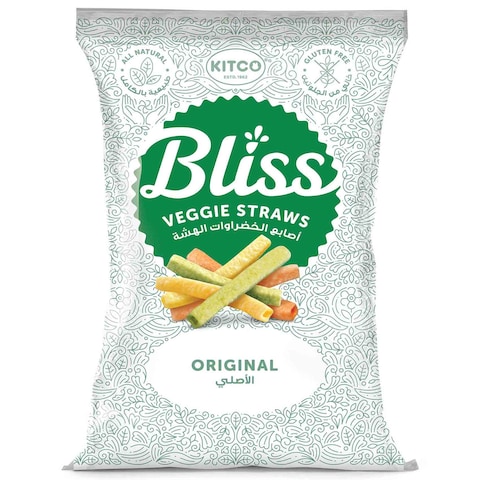 Kitco Bliss Veggie Straws Chips Original Flavor 27 Gram