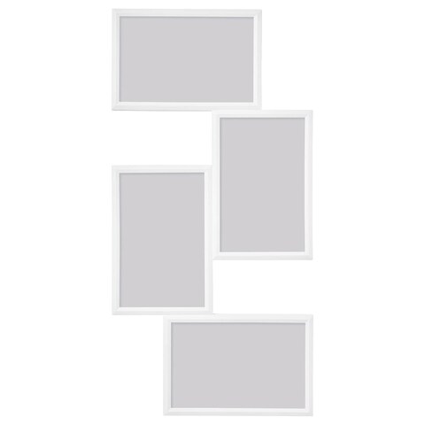 Yllevad - Collage Frame For 4 Photos, White, 21X41 Cm
