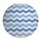 Two Tone Chevron Lanterns True Blue 12in