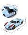 1966 FORD GT40 MKII Die Cast Metal Doors Openable Pull Back Action Toy Car