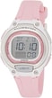 Casio - Women's Grey Dial Silicone Band Watch - Lw-203-4Avdf, Pink Band, Digital Display