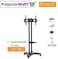 Ntech TV Stand Mobile TV Cart For Flat Screen, Led, Lcd, Oled, Plasma, Curved Tv's, With Mount For 37 Inch., 75 Inch. Universal Mount With Wheels