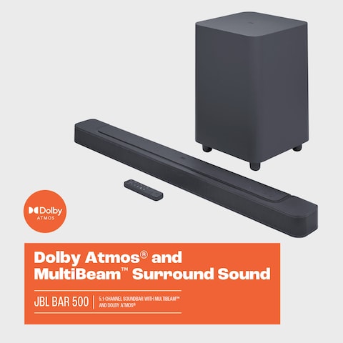 JBL Bar 500 Soundbar 5.1 Channel Black