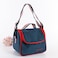 Thermal Ice Cooler Lunch Bag Blue 20x16.5x20centimeter
