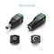 XBW （10 x Male + 10 x Female) 12V DC Power Connector 5.5mm x 2.1mm 24V Power Jack Socket for Led Strip CCTV Security Camera Cable Wire Ends 10Pcs Plug Barrel Adapter