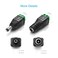 XBW （10 x Male + 10 x Female) 12V DC Power Connector 5.5mm x 2.1mm 24V Power Jack Socket for Led Strip CCTV Security Camera Cable Wire Ends 10Pcs Plug Barrel Adapter