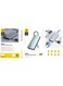 JBQ HDT-121 12 in 1 USB Type-C Hub Docking Station USB3.0x5 + HDMI + VGA + RJ45 + 3.5mm Audio + SD Card Reader + TF Card Reader + PD 100W Charging