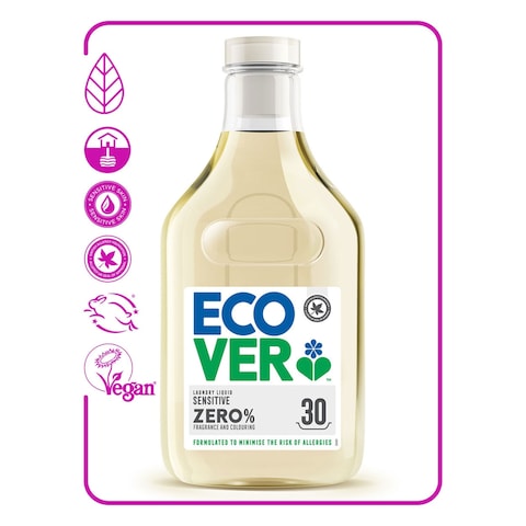 Ecover Zero Laundry Liquid Detergent 1. 5l