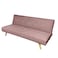 In House Aimar 2 In 1 Sofabed Linen Upholstered - Dark Pink
