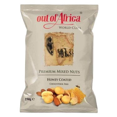 Out of Africa Honey Coated Mixed Nuts 250g