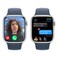 Apple Watch Series 9 LTE 41mm Silver Aluminium Storm Blue Sport Band Small/Medium