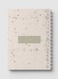 Lowha Spiral Notebook With 60 Sheets And Hard Paper Covers With Graphic Shapes Design, For Jotting Notes And Reminders, For Work, University, School