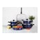 Grandi Titanium Cooking Pots Set - 8 Pieces + Grill Pan + Oven Tray