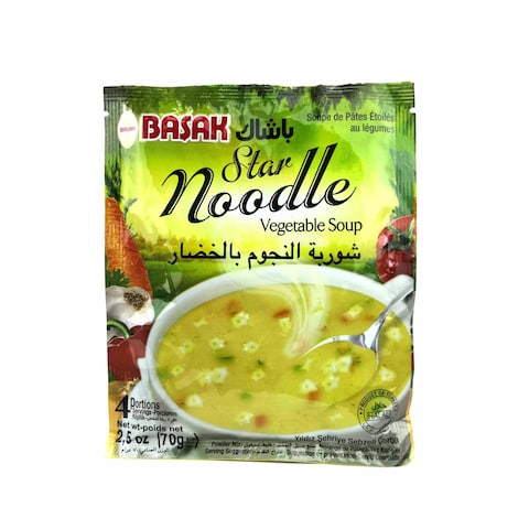 Basak Star Noodle Vegetable Soup - 70 gram