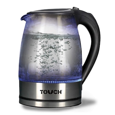 Touch El Zenouki Glass Kettle - 1800 Watt - Black - 40326