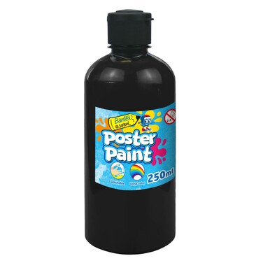 BANTEX POSTER PAINT 250ML BLACK