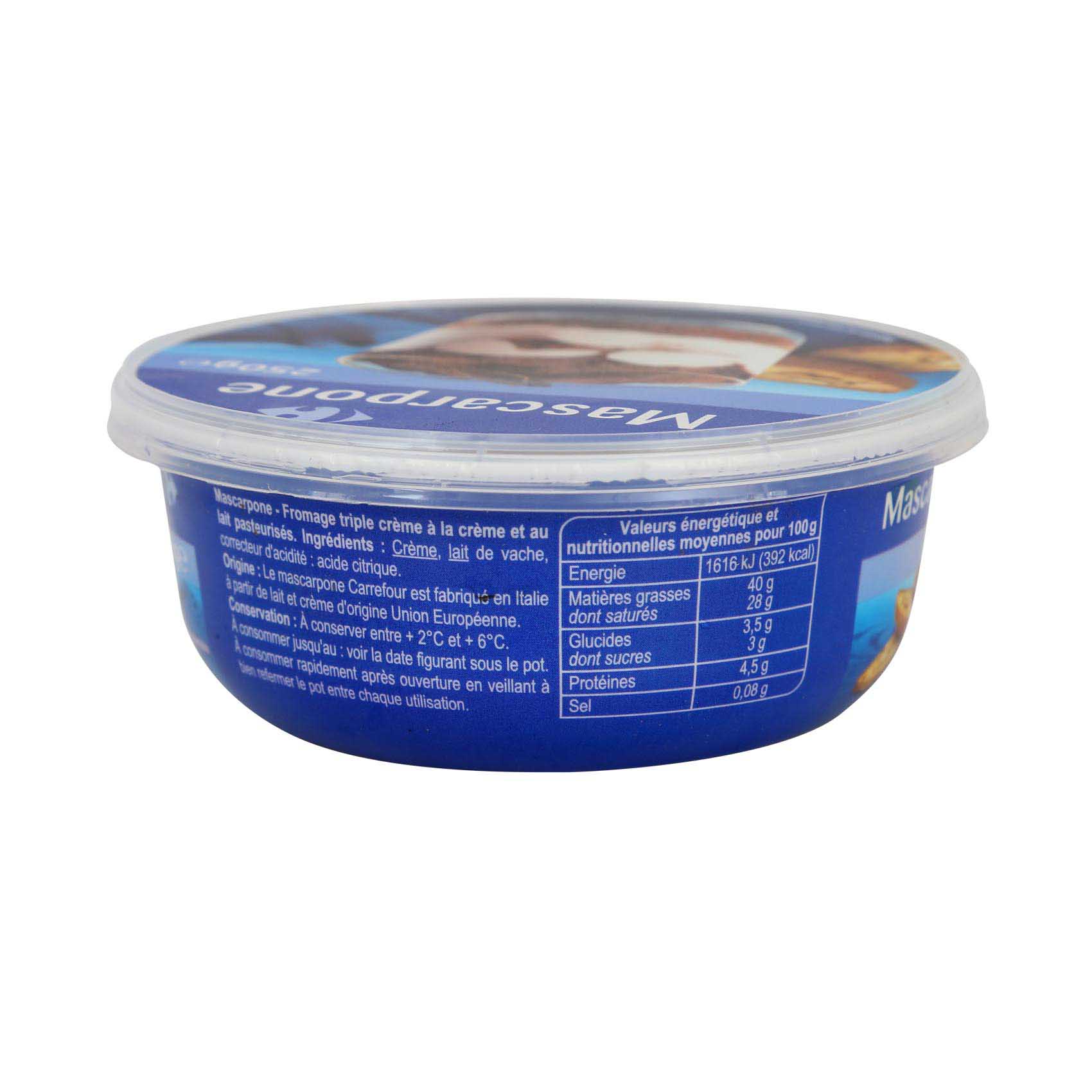 Carrefour Mascarpone Italian Cheese 250g