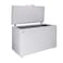 Nobel Chest Freezer White Aluminum Inside External Handle With Outside Condensor 350 Gross Capacity, 316 Ltrs Net Capacity NCF350