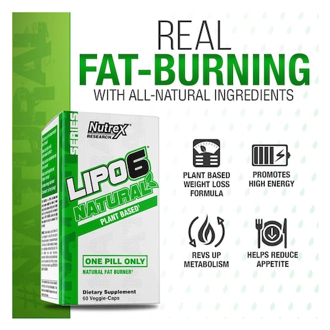 NUTREX LIPO/6 NATURAL FAT BURNER