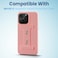 Remson Mag-X Phone Grip Strap with Magnetic Phone Kickstand (Pink/Teal)
