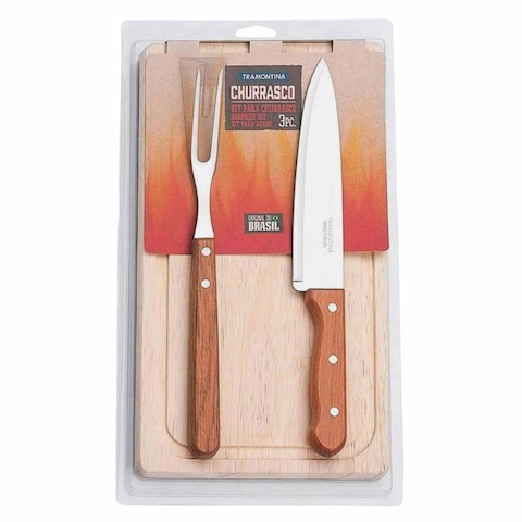 TRAM 3PCS BBQ SET NATURALLE