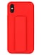 Zolo Finger Grip Holder and standing cover with Car Magnetic Multi-function Shockproof Protective Case Cover For iPhone Xs Max Red