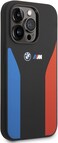 CG Mobile BMW M Collection Liquid Silicone Case With Tricolor Print &amp; Logo Lightweight/Stylish/Anti-Drop Protection/Sleek/Shock-Absorption Compatible With iPhone 14 Pro Max 6.7"