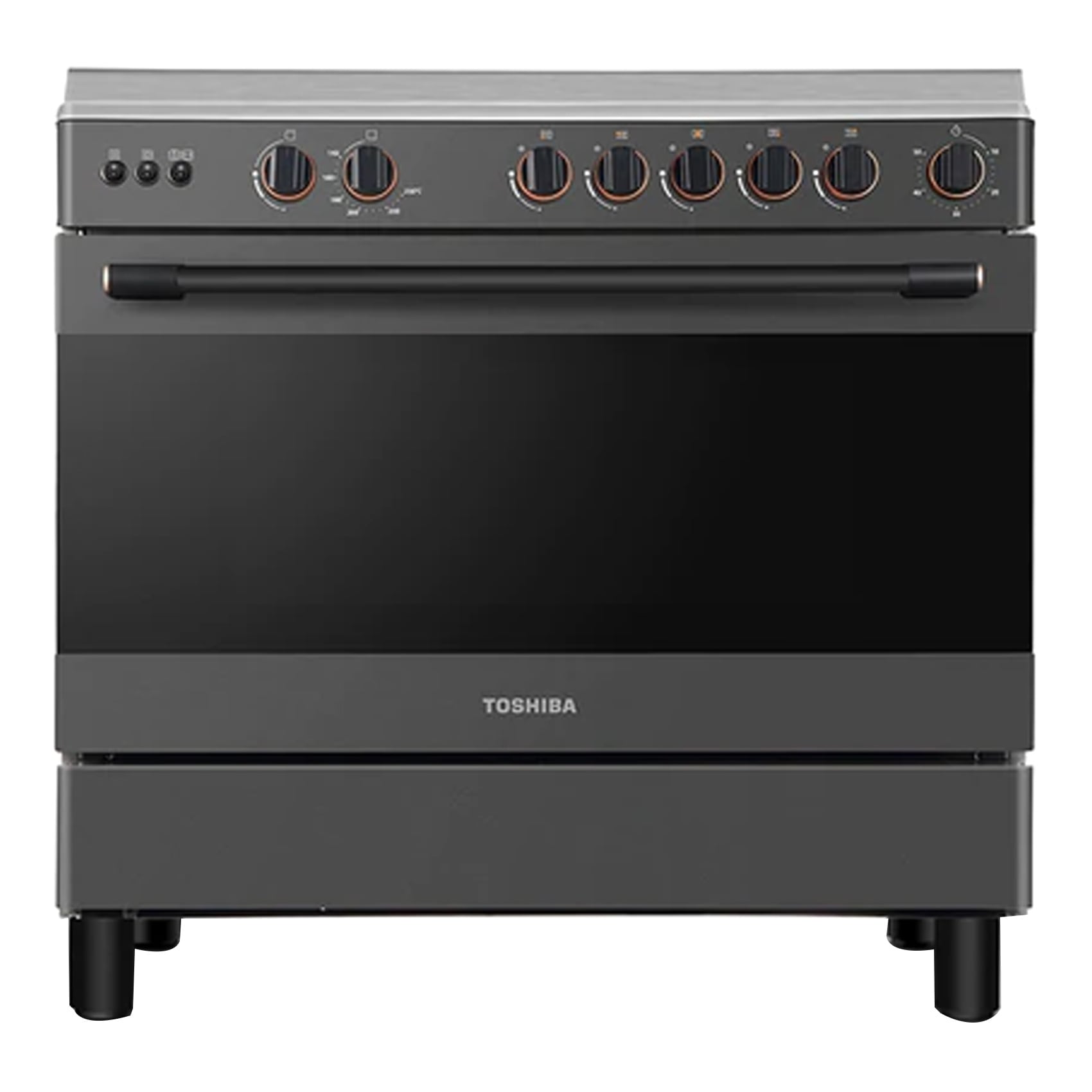 Toshiba Cooker TBA-36LMG5G089KS Charcoal Grey 90cm