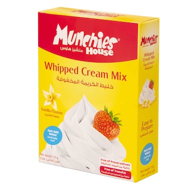 Munchies Vanilla Whipped Cream 75GR