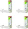 Osram Home Decorative High Qualtiy and Durable, 4 Pin Day Light Double Twin Tube CFL Bulb, 18 Watt Energy Saving Bulb, Warm White - (Pack of 4)