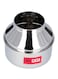 Delcasa Stainless Steel Pressure Puttu Maker With Pot Silver 35centimeter