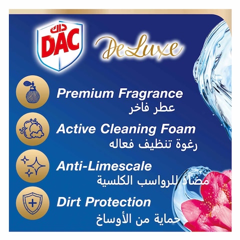 Dac Deluxe Delicate Magnolia Toilet Rim Block 150g