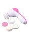 Generic 5-In-1 Electric Massager Scrubber Pink/White