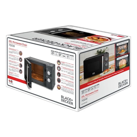 Black &amp; Decker Basic Microwave Oven MZ2015P-B5 Black 20L