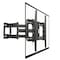 Full Motion TV Wall Mount Fits Most 40-80 inch TVs, Swivel and Tilt TV Bracket with Double Hinged Arms, TV Mount