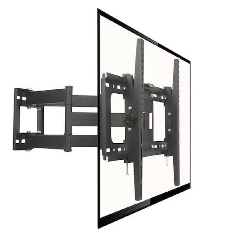 Full Motion TV Wall Mount Fits Most 40-80 inch TVs, Swivel and Tilt TV Bracket with Double Hinged Arms, TV Mount