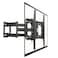 Full Motion TV Wall Mount Fits Most 40-80 inch TVs, Swivel and Tilt TV Bracket with Double Hinged Arms, TV Mount