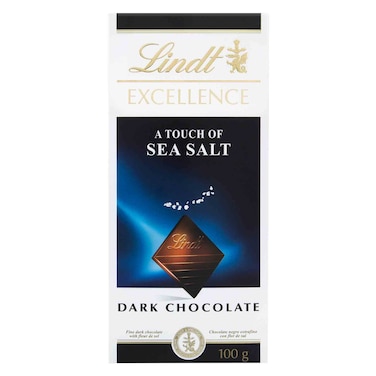 Lindt Excellence A Touch Of Sea Salt Dark Chocolate 100g