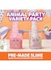 Elmer's Gue Premade Slime Animal Party Variety Scented Crunchy Slime and Bingsu Bead Pack of 2