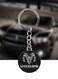 Automotive metal  Key Set with Dodge Ram Emblem Keyring