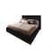 In House Palermo Velvet Bed Frame - Queen - 200x150 cm - Black
