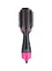 2-In-1 One Step Hair Dryer And Volumizer Black/Pink